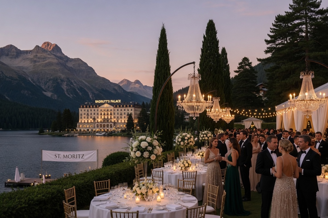 Party Echelon® performing at a luxury destination wedding in St Moritz, Switzerland