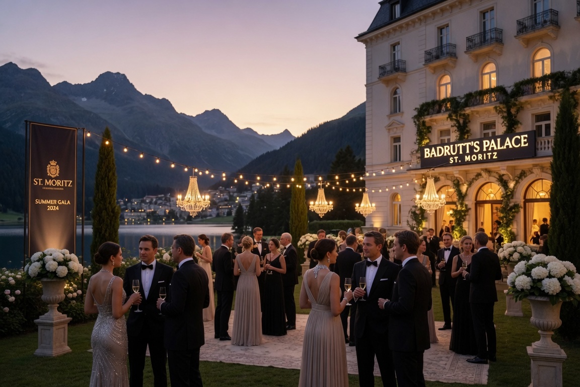 Party Echelon® performing at a luxury destination wedding in St Moritz, Switzerland