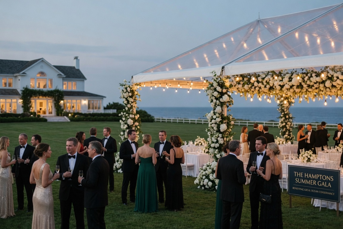Party Echelon® performing at a luxury destination wedding in The Hamptons