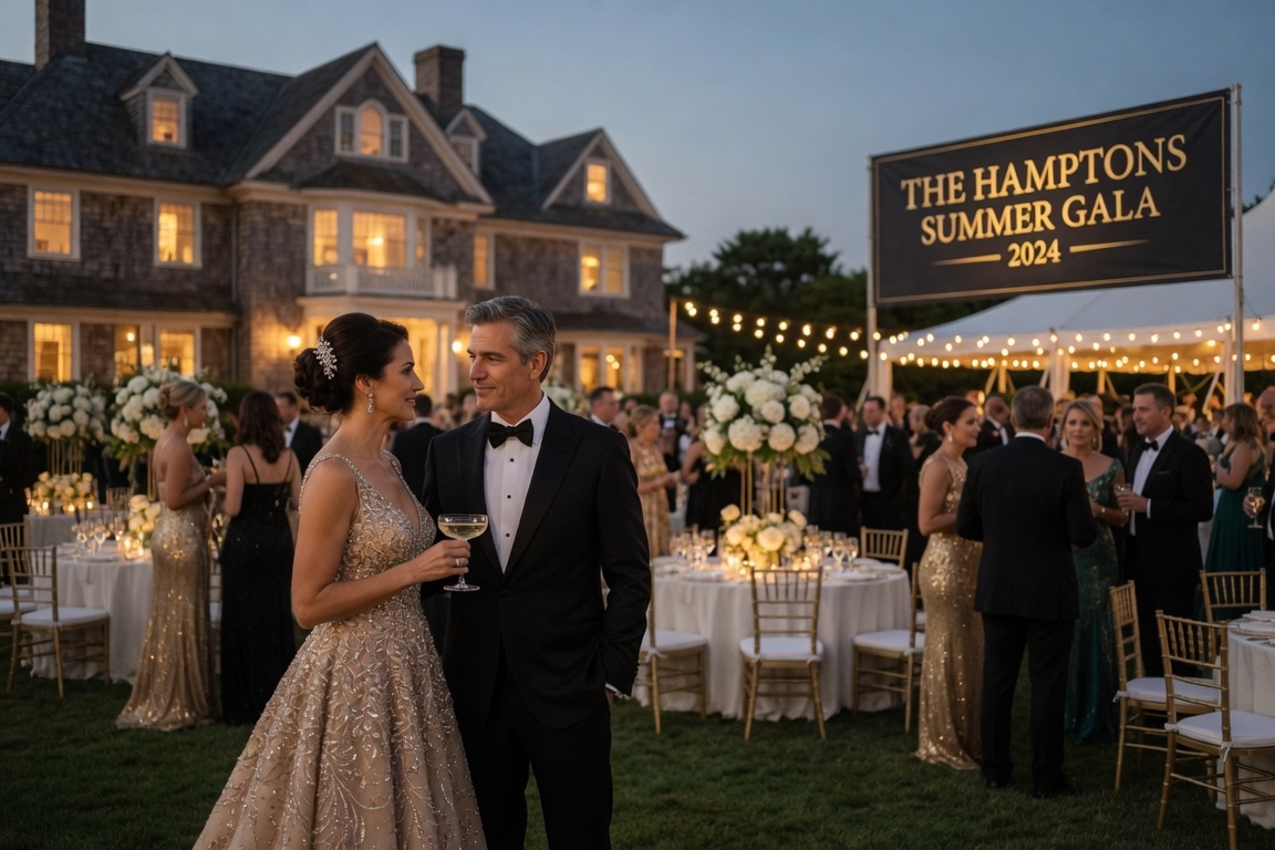 Party Echelon® performing at a luxury destination wedding in The Hamptons