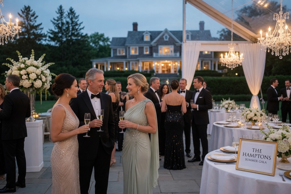 Party Echelon® performing at a luxury destination wedding in The Hamptons