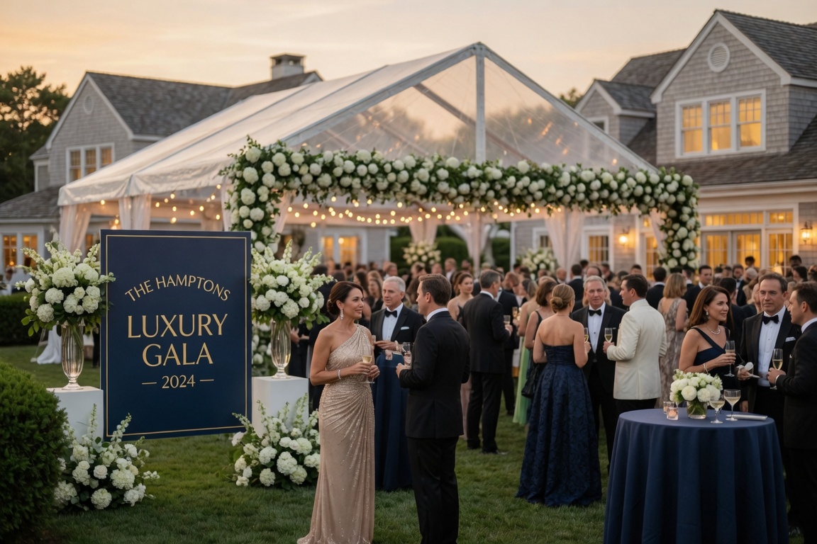 Party Echelon® performing at a luxury destination wedding in The Hamptons