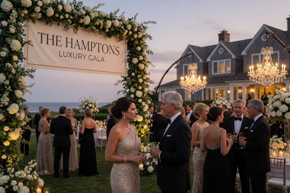 Party Echelon® performing at a luxury destination wedding in The Hamptons