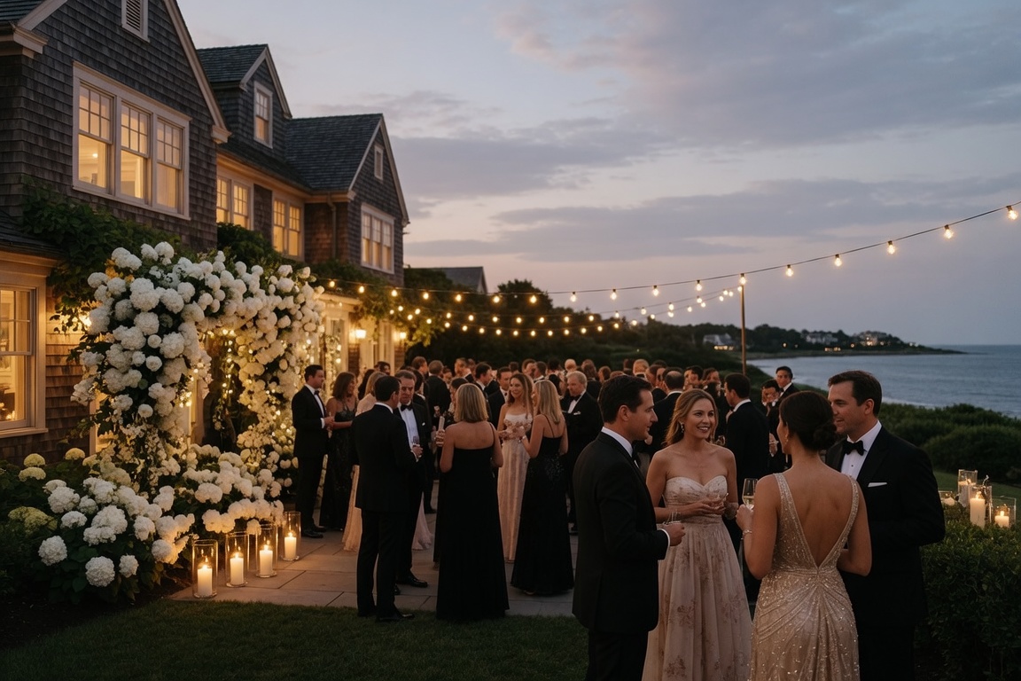 Party Echelon® performing at a luxury destination wedding in The Hamptons