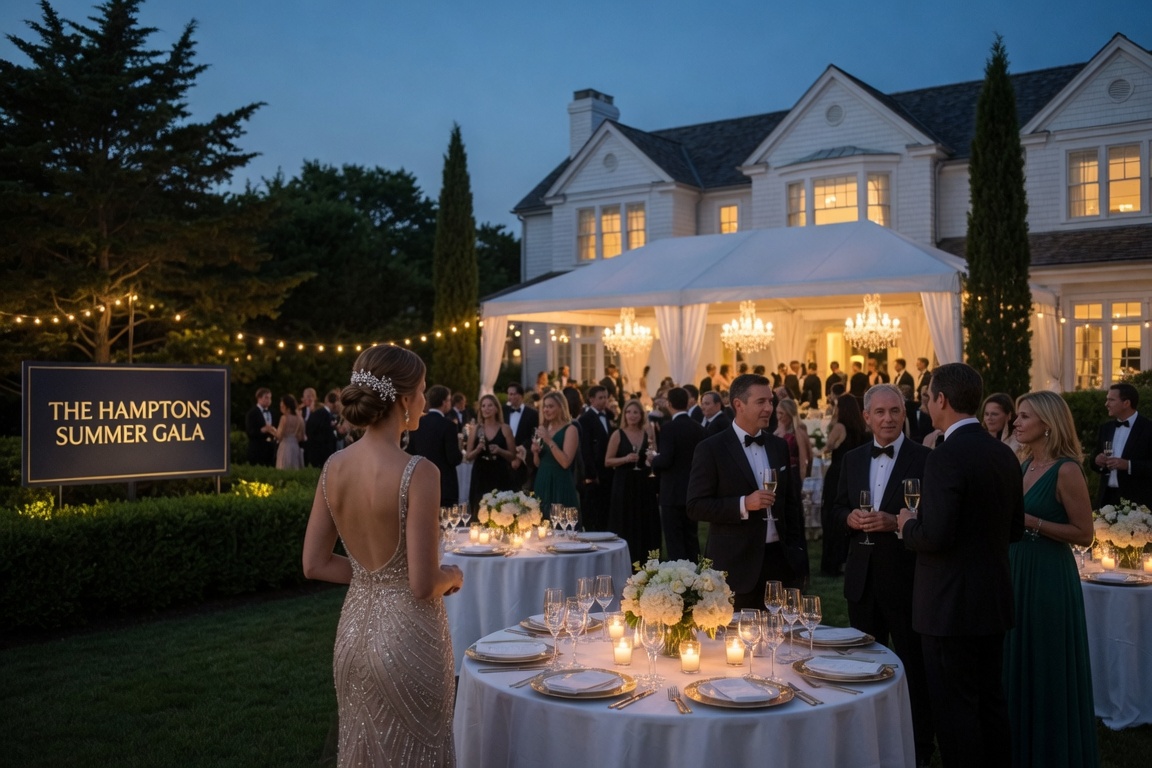 Party Echelon® performing at a luxury destination wedding in The Hamptons