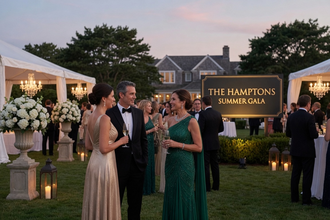 Party Echelon® performing at a luxury destination wedding in The Hamptons