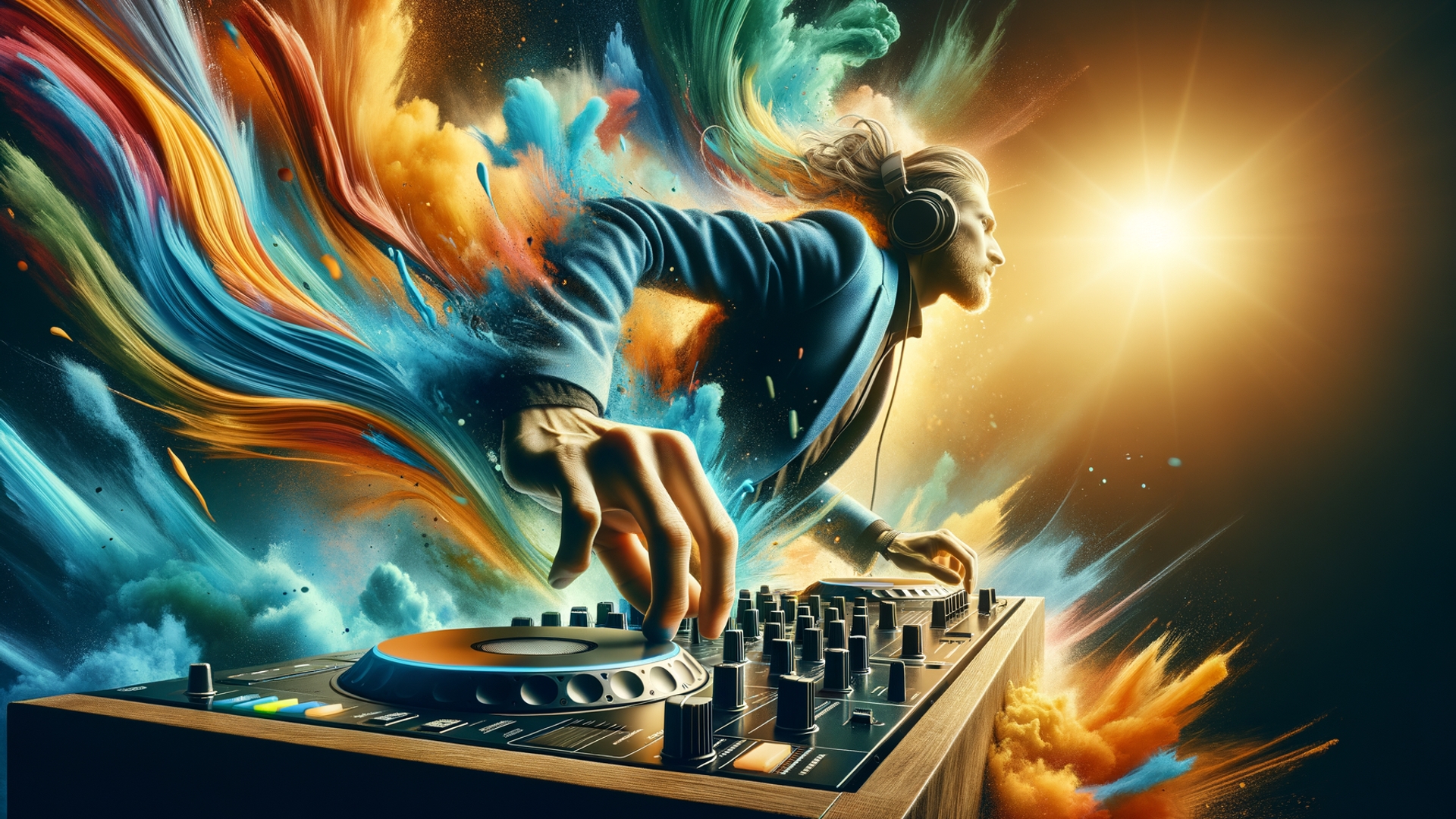 Live band and DJ performing together at a luxury event