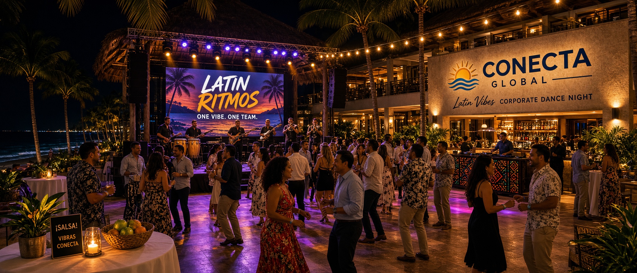 Latin corporate dance party entertainment