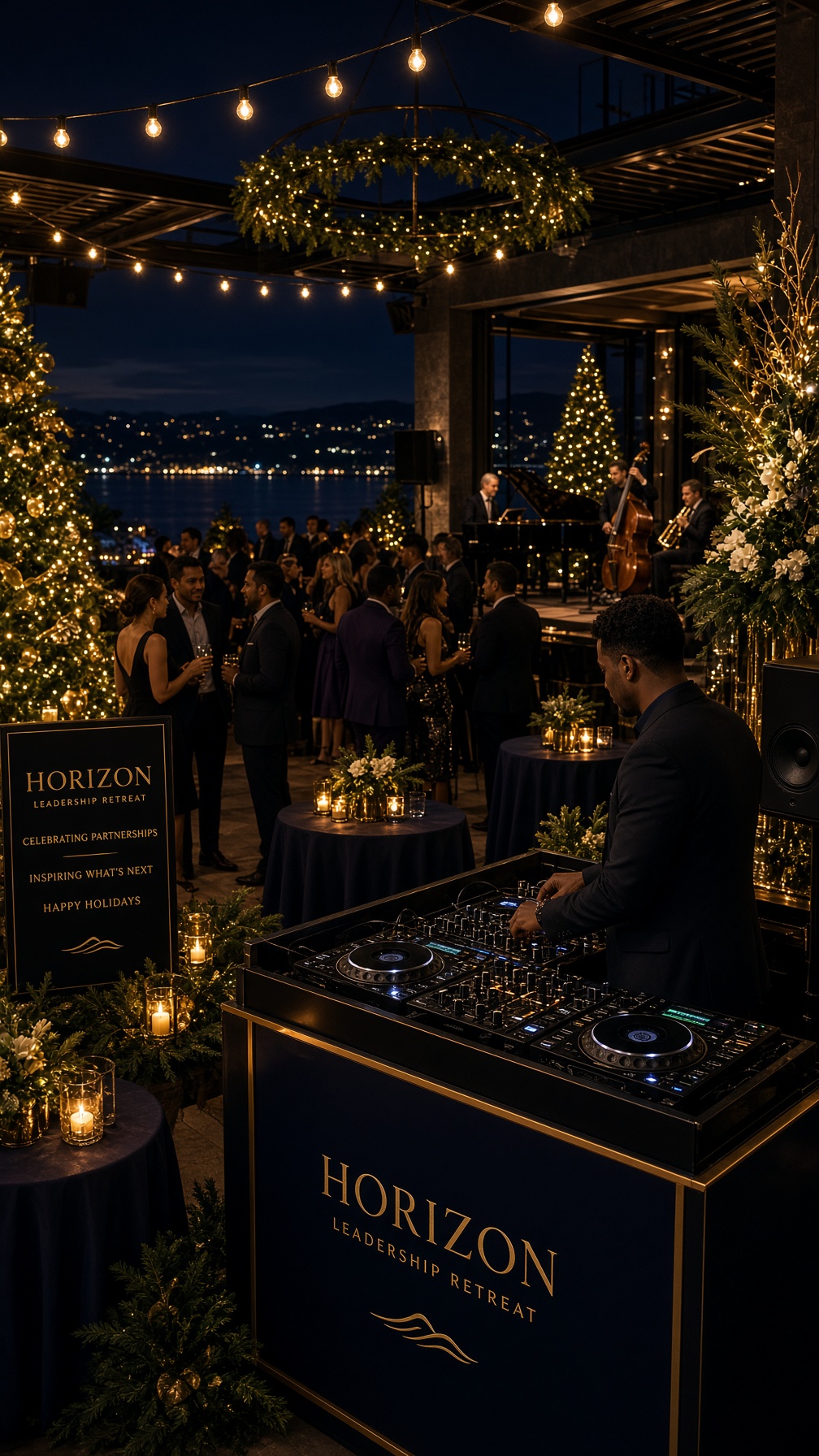 Luxury company Christmas party entertainment