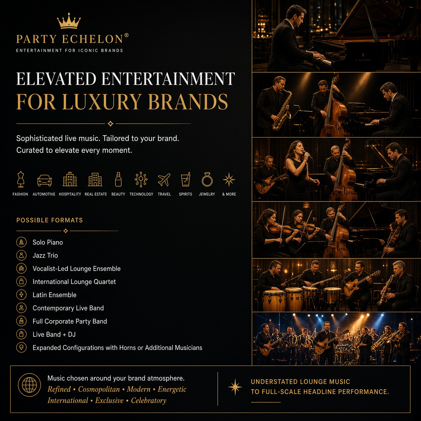 Luxury Brand Gala Entertainment Options