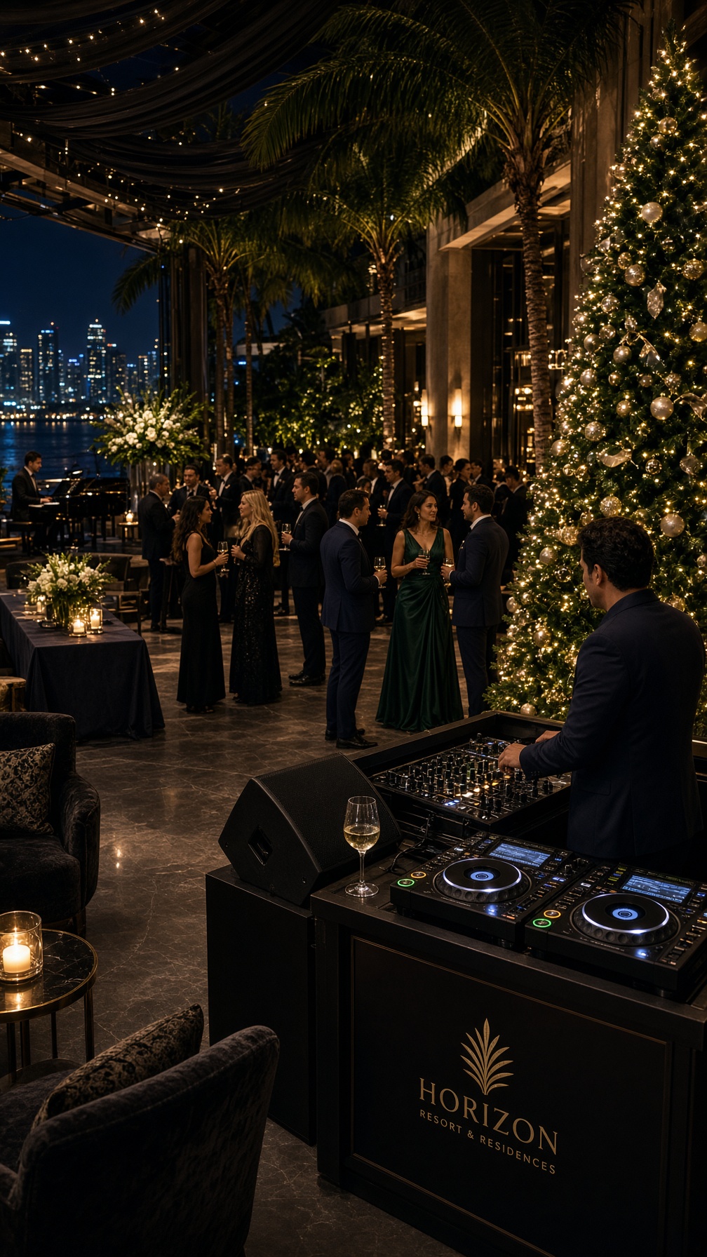 Luxury company Christmas party entertainment