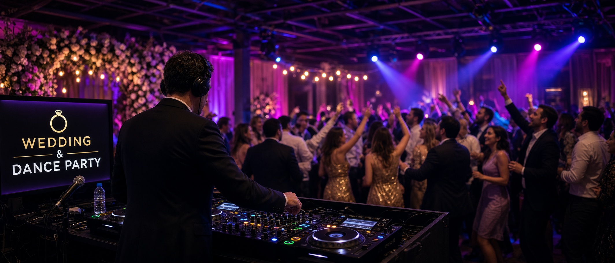 Wedding DJ entertainment for dance parties