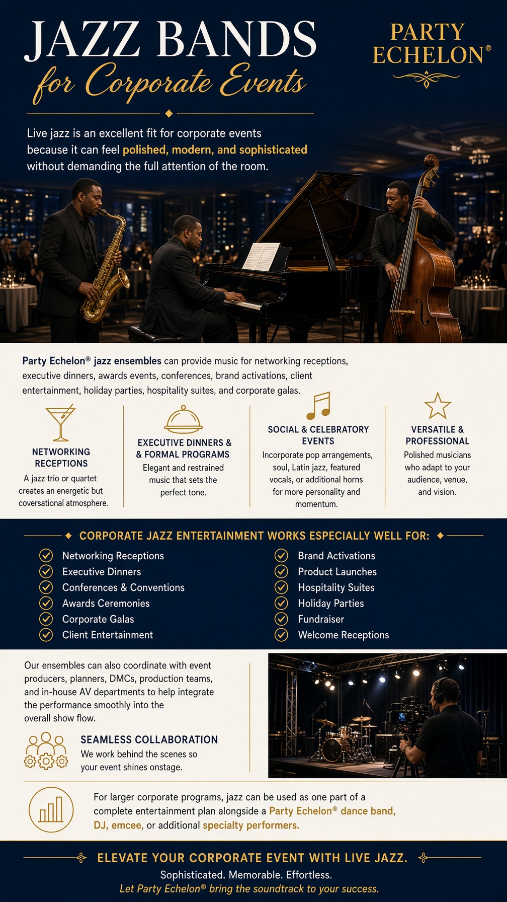 Jazz Band Entertainment guide for corporate events