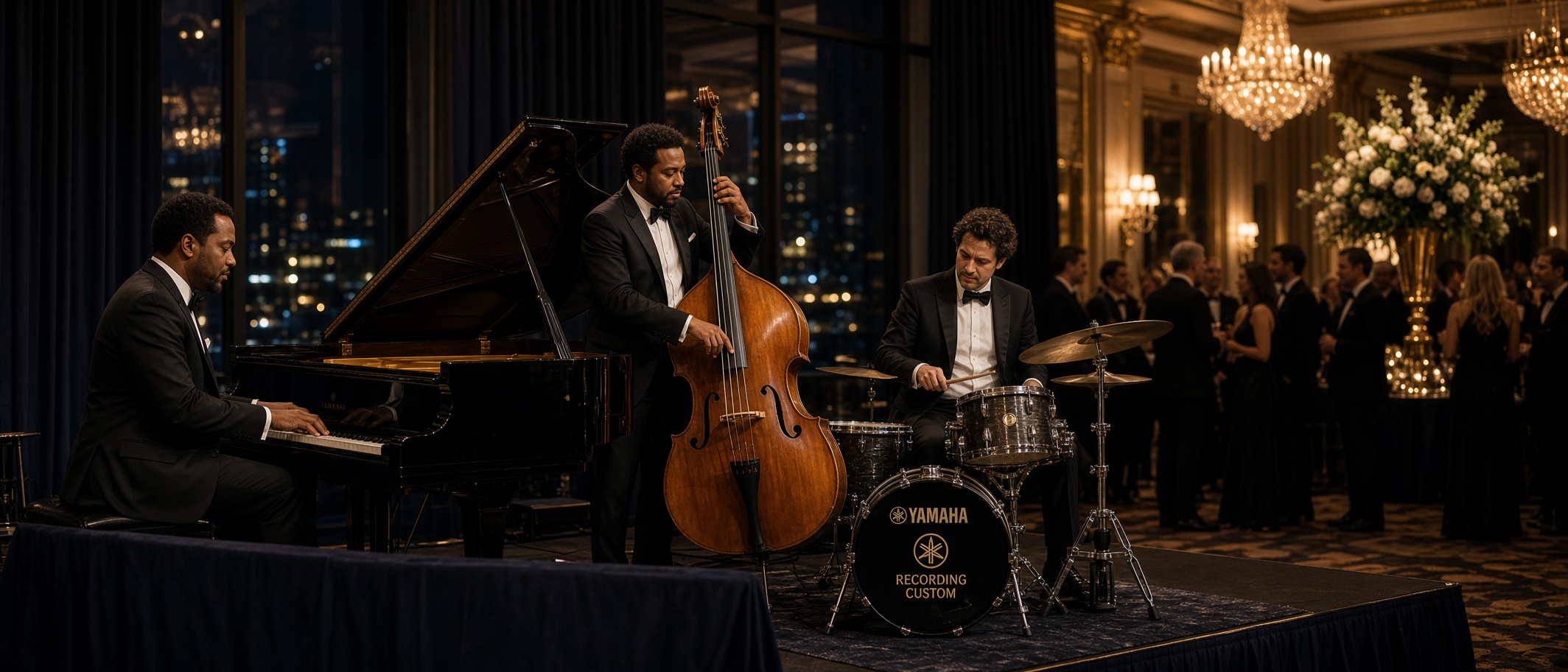Jazz Piano Trio entertainment for events by Party Echelon