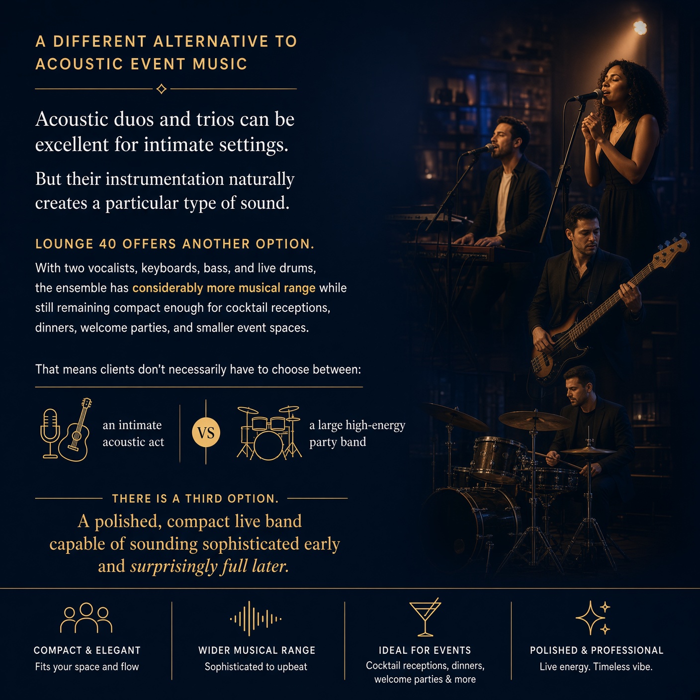 A Different Alternative to Acoustic Event Music