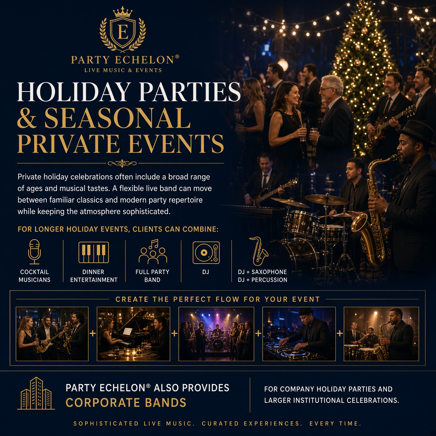 Holiday Parties & Seasonal Private Events