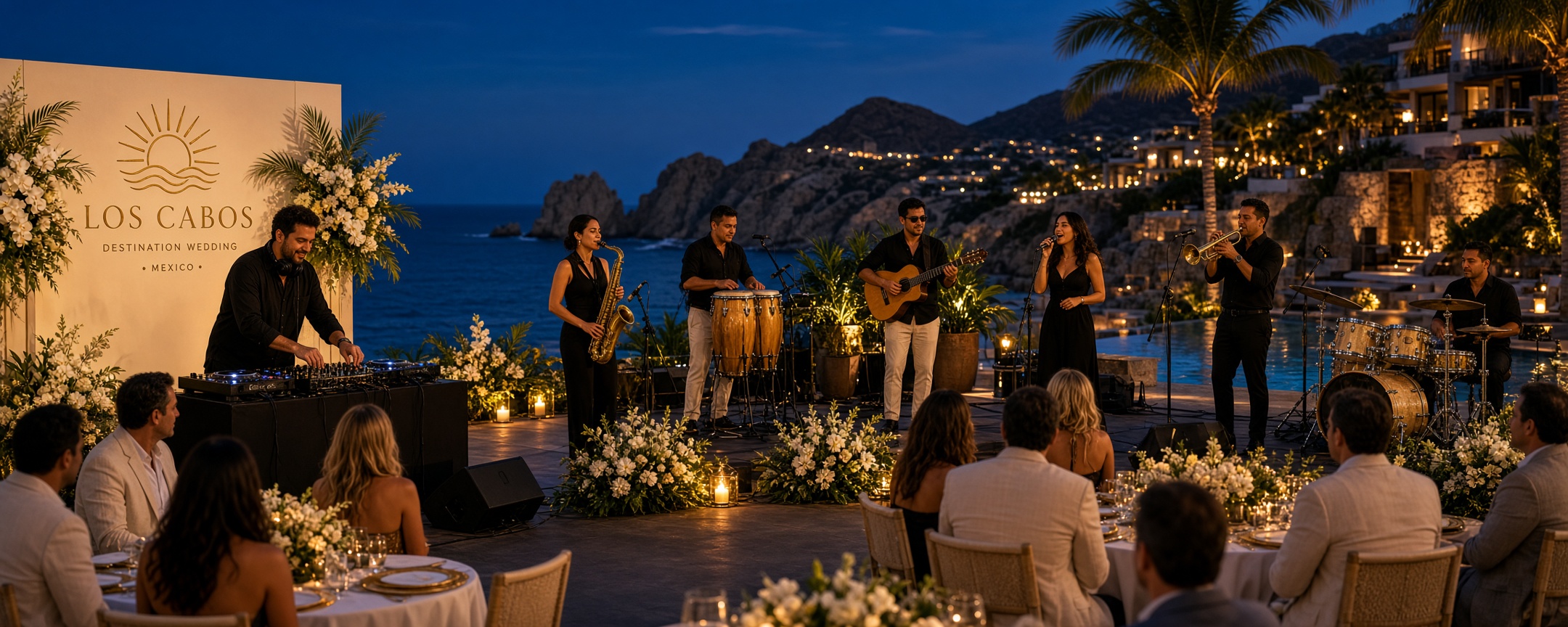 DJ + Live Musicians in Los Cabos & Cabo San Lucas