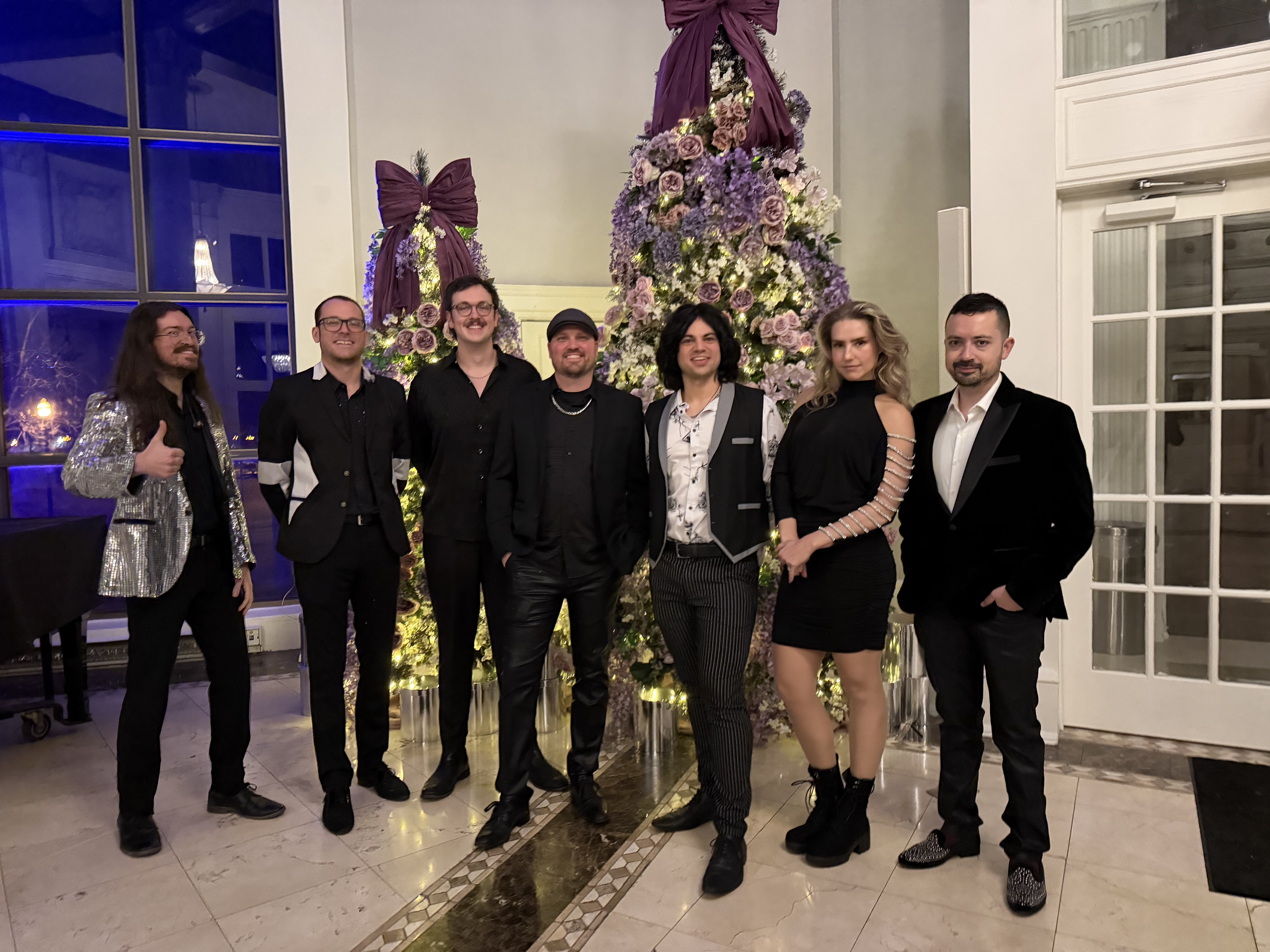 Party Echelon® performing live at a company year-end holiday party at the Liberty Grand Entertainment Complex in Toronto, Canada