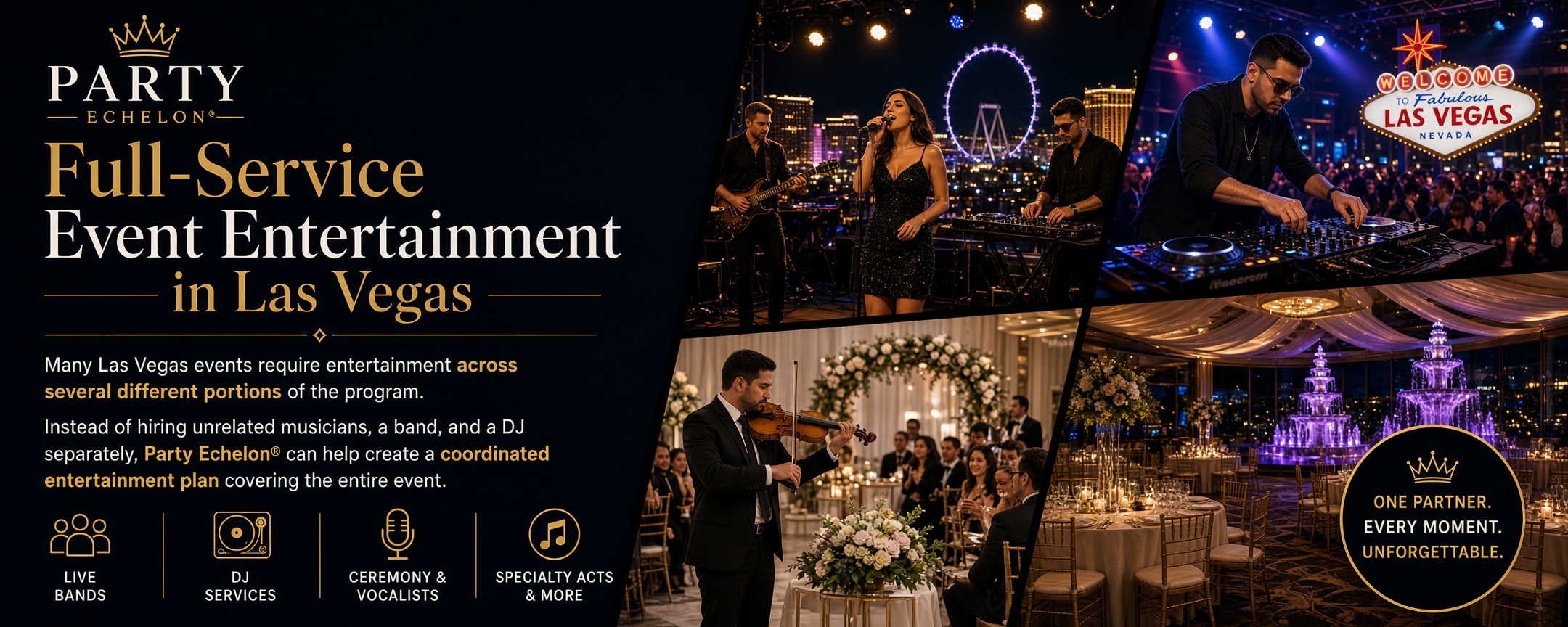Full-Service Event Entertainment in Las Vegas
