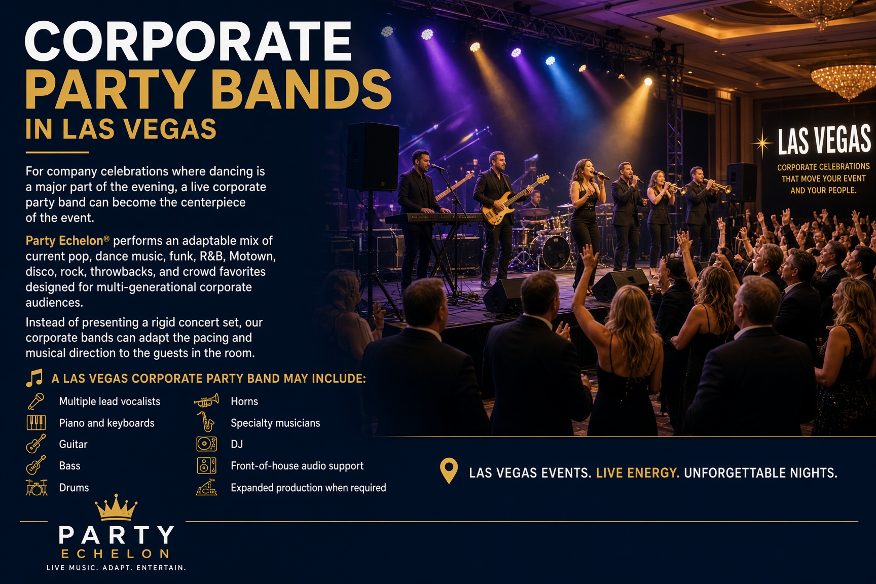 Corporate Party Bands in Las Vegas