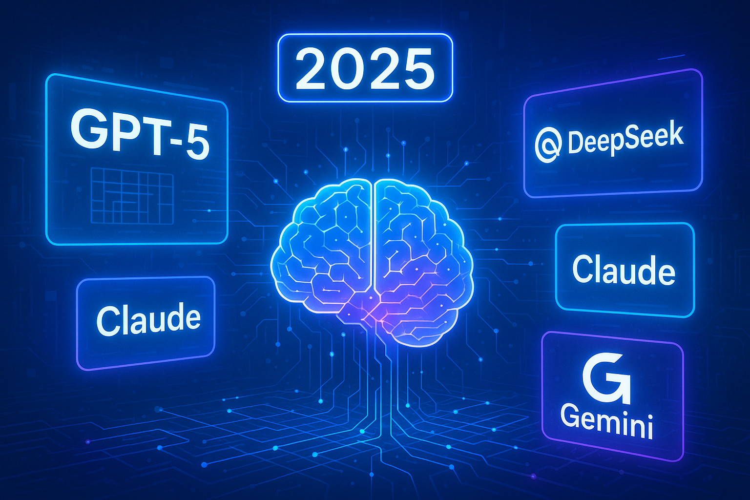 GPT-5, DeepSeek et Claude redéfinissent l'Intelligence Artificielle