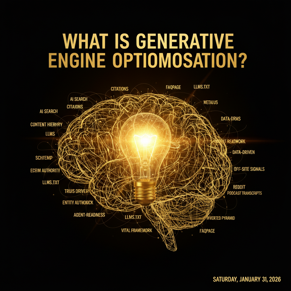 What is Generative Engine Optimisation (GEO) in 2026, and how do you get cited in AI answers?