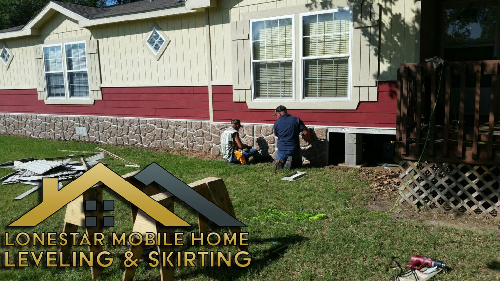 Mobile home leveling in Weatherford, TX